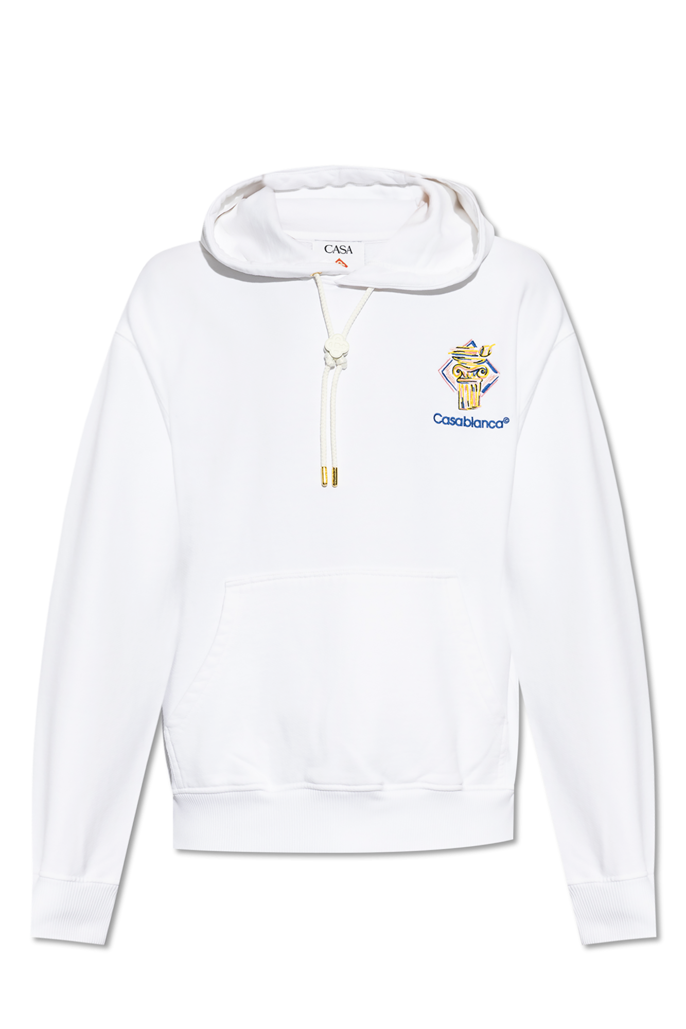 パーカー・フーディ Casablanca White cotton sweatshirt Casablanca Kids Organic Cotton Printed Hoodie (4-14 Years